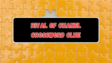 alternative to chanel no 5 crossword clue